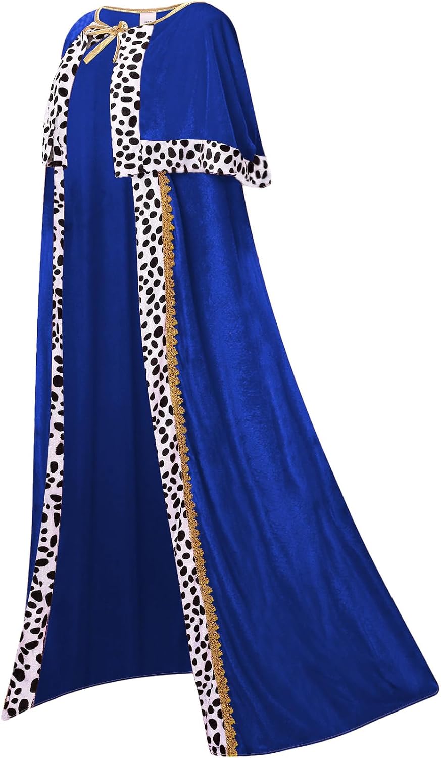 Nightcrawler King Costume Cape Full Length Velvet — Men's