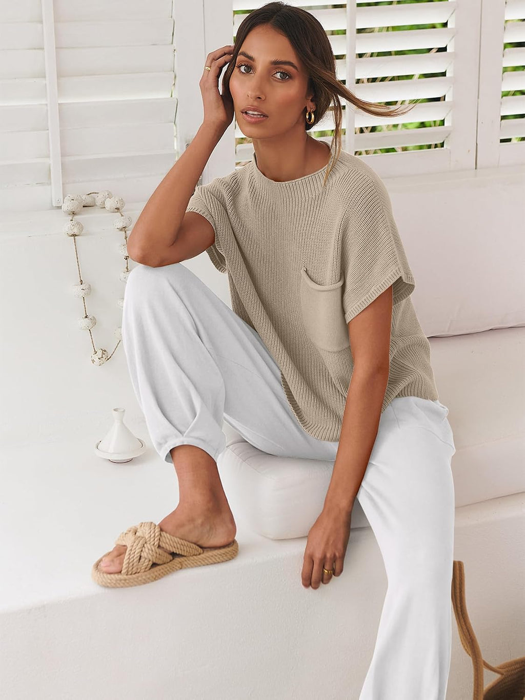 Same Fabric Crop & Pant Set