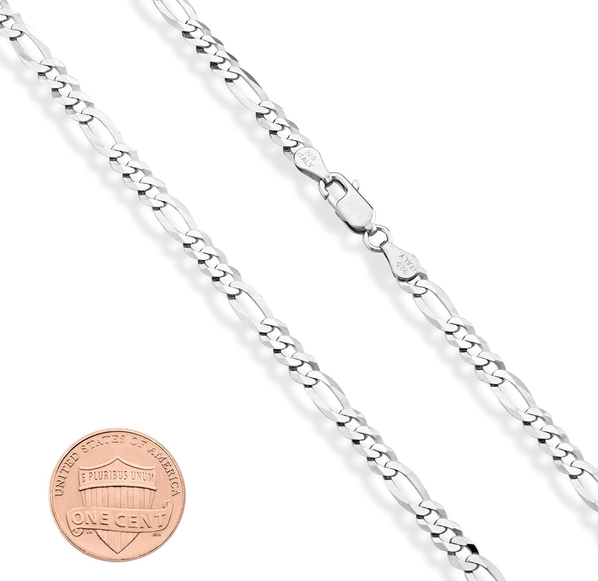 Big Starz Italian Figaro Chain Bracelet — 925 Sterling Silver