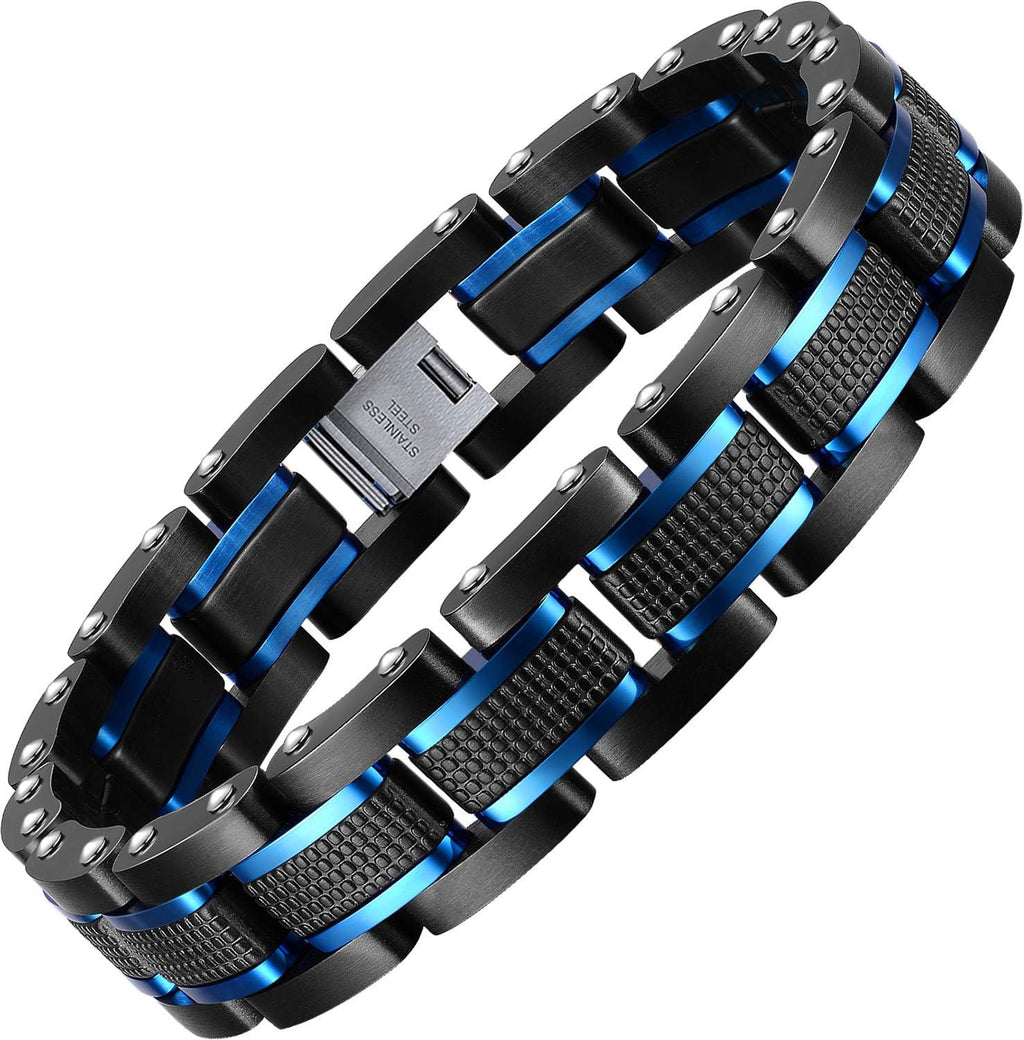 Big Starz Two-Tone Square Link Bracelet