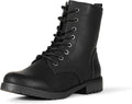 Boot Season Lace-Up Combat Boots with Lug Sole — Women's