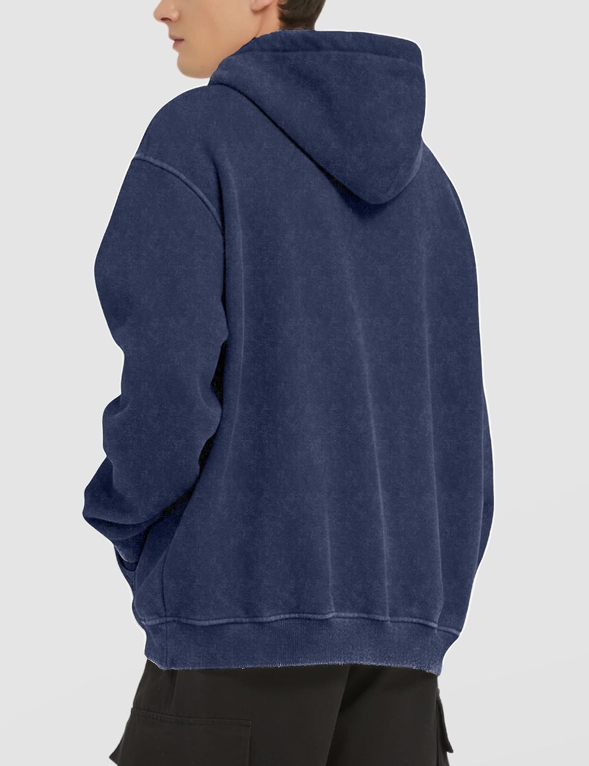 Vintage Wash Mens Hoodies Oversized Unisex Acid Wash