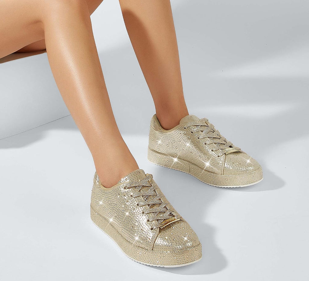 Bedazzled Platform Sneakers