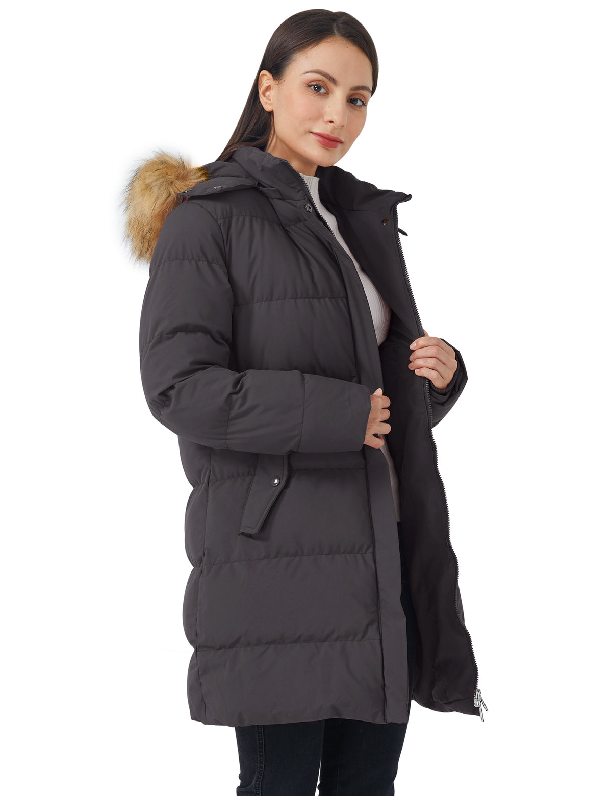 Overcoat Puffer — Hooded