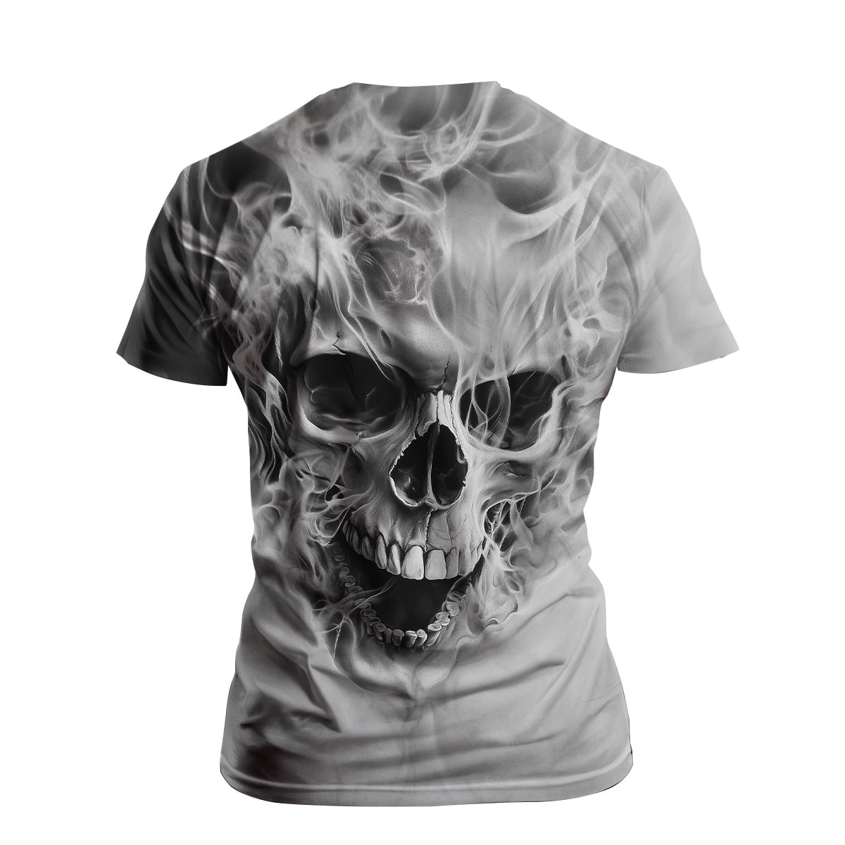 Reaper Men's Skull Graphic T-Shirt 3D Skeleton