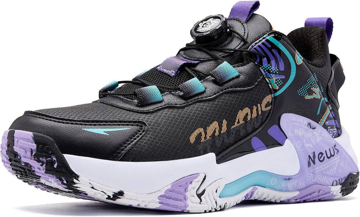 Stack Ready Basketball Shoes Non Slip Outdoor Sneakers — Men's