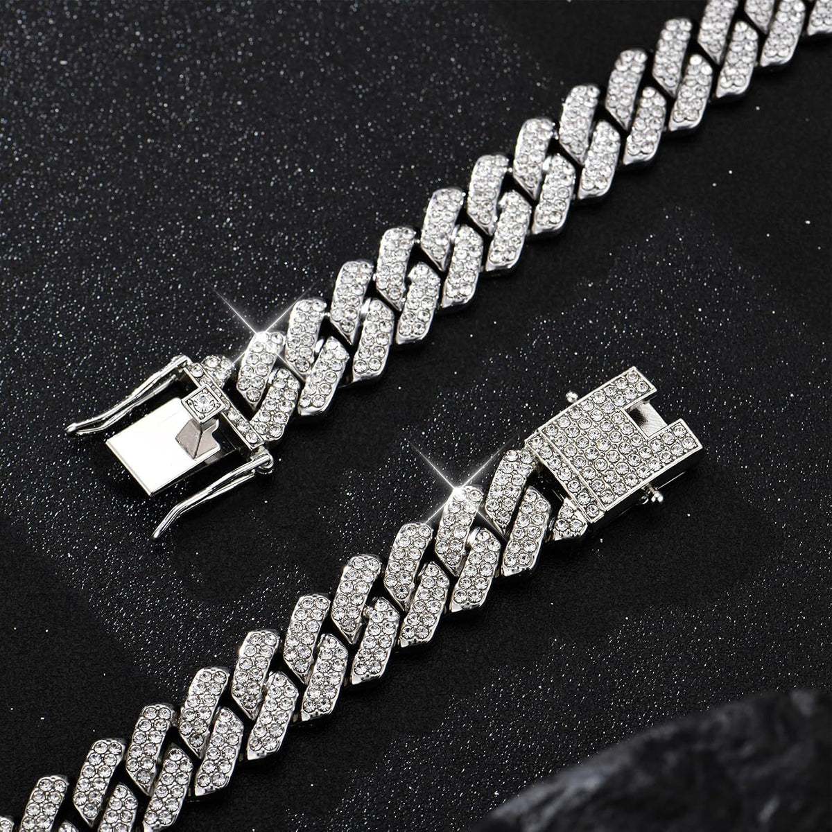 Big Starz 14mm Iced Cuban Chain — 18K Plated