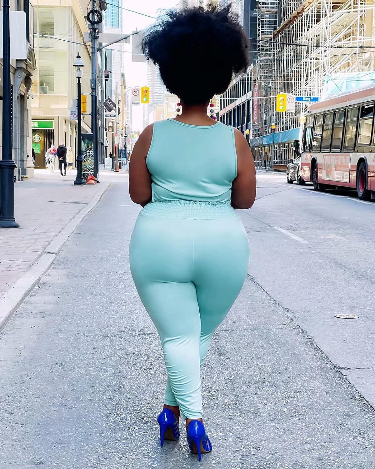 Big Starz Curve 2-Piece — Crop & Bodycon Pant
