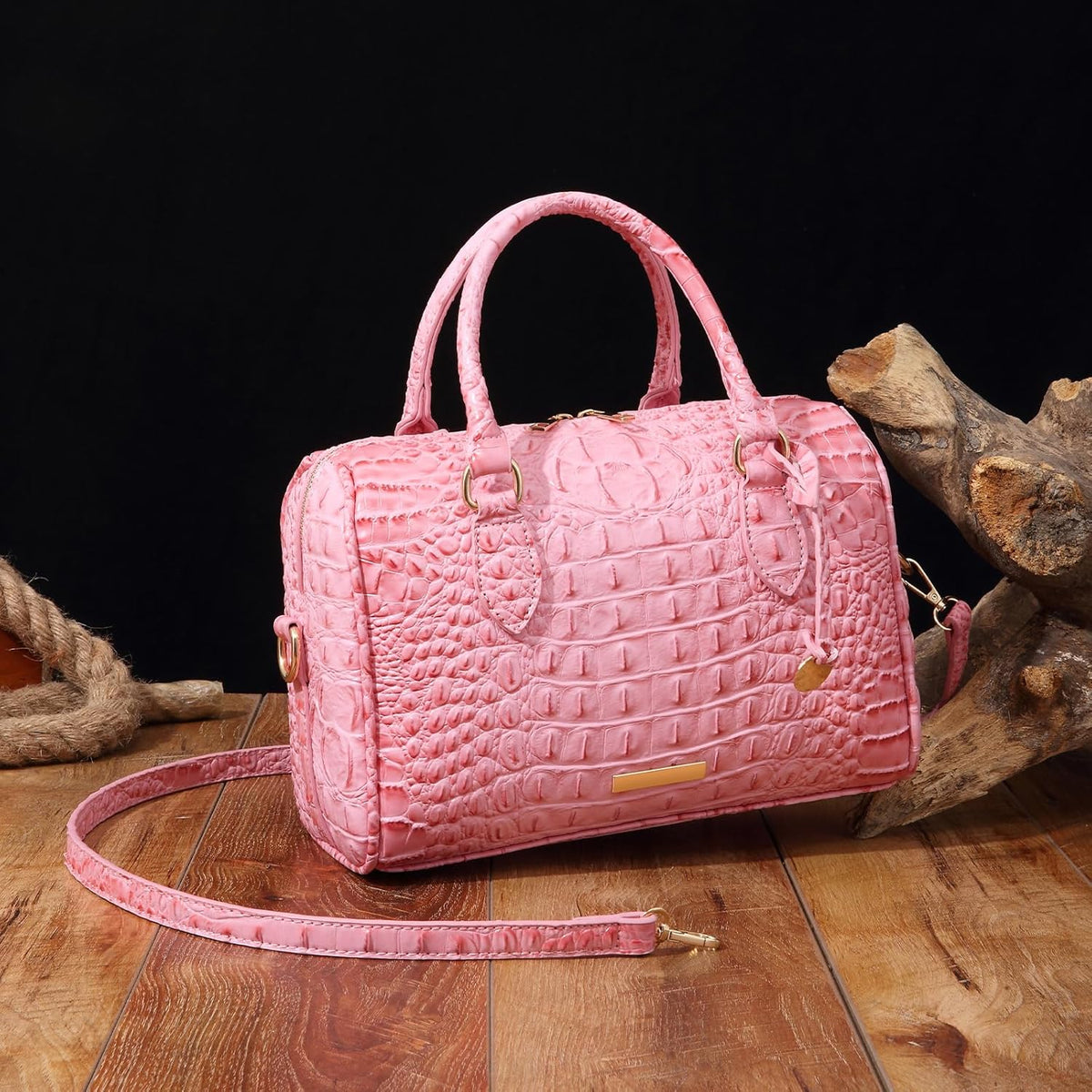 Croc Boss Top Handle Tote