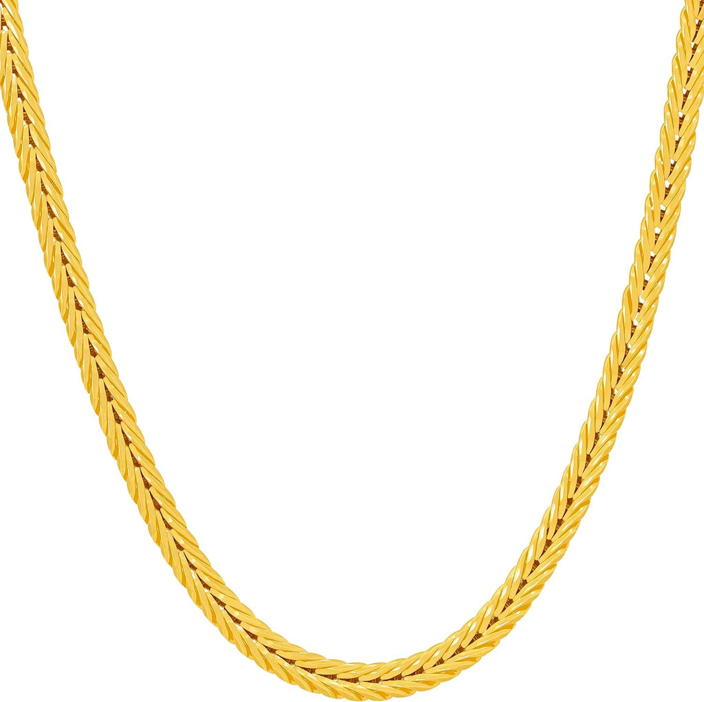 Big Starz Franco Chain Necklace — 24K Gold Plated, 3.5mm