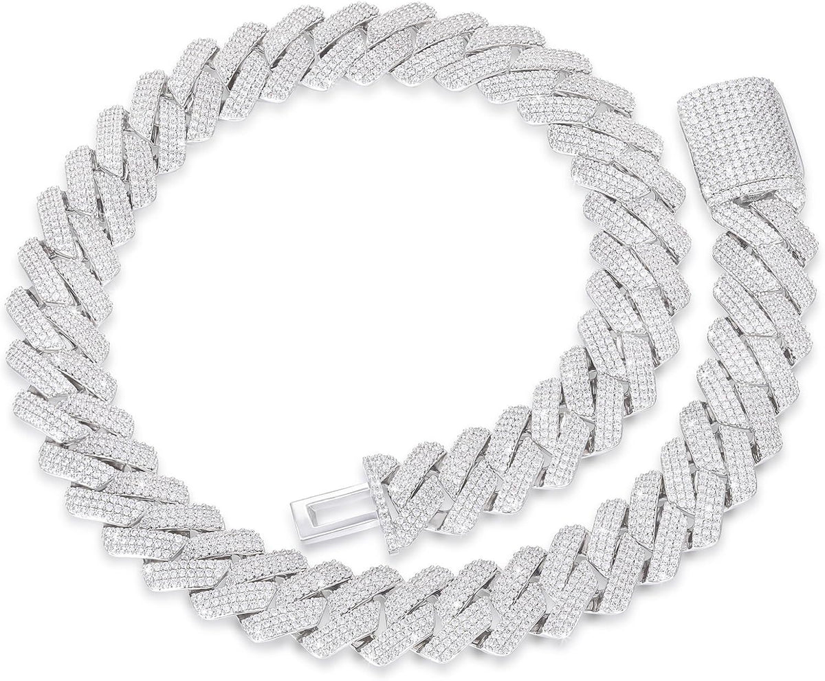 Hall of Fame 18K Gold-Plated Cuban Link Chain — Iced Out