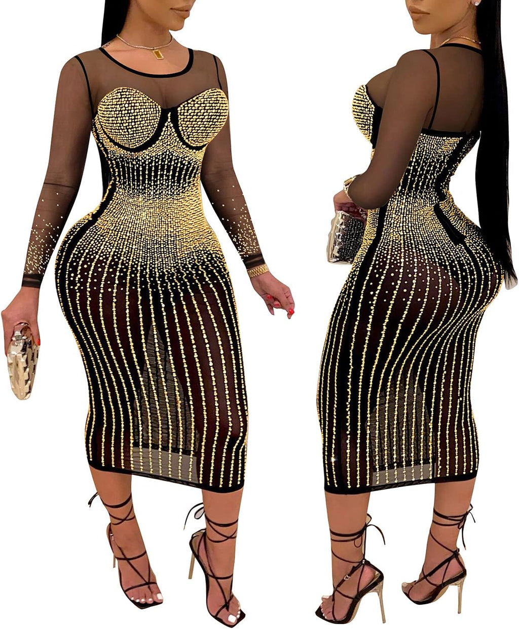 VIP Rhinestone Dress