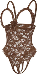 Boudoir One Piece Lingerie Teddy Ruffle V — Women's