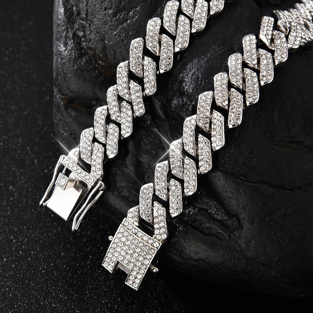 Big Starz 14mm Iced Cuban Chain — 18K Plated