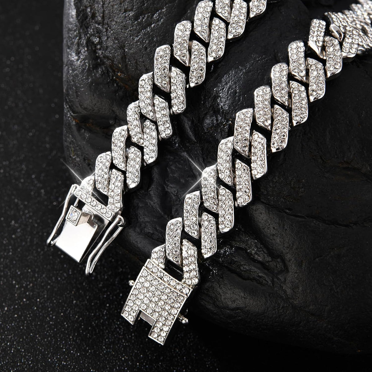Big Starz 14mm Iced Cuban Chain — 18K Plated