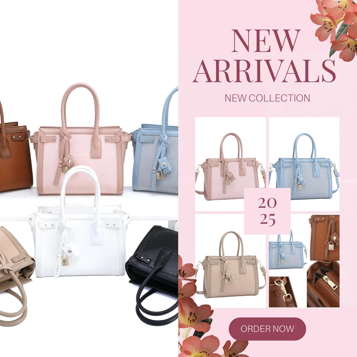 Runway Luxury Crocodile Pattern Handbag Lady Tote — Women's