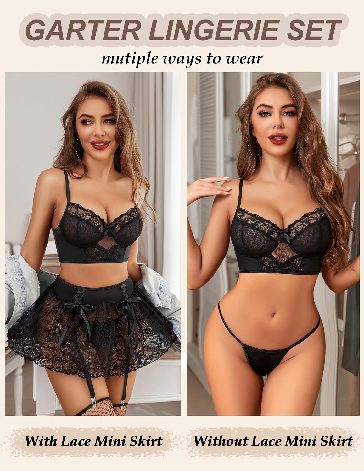 Garter Skirt Trio
