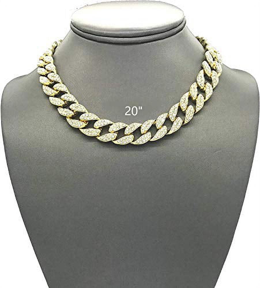 Big Starz Iced Cuban Watch, Bracelet & Necklace Set