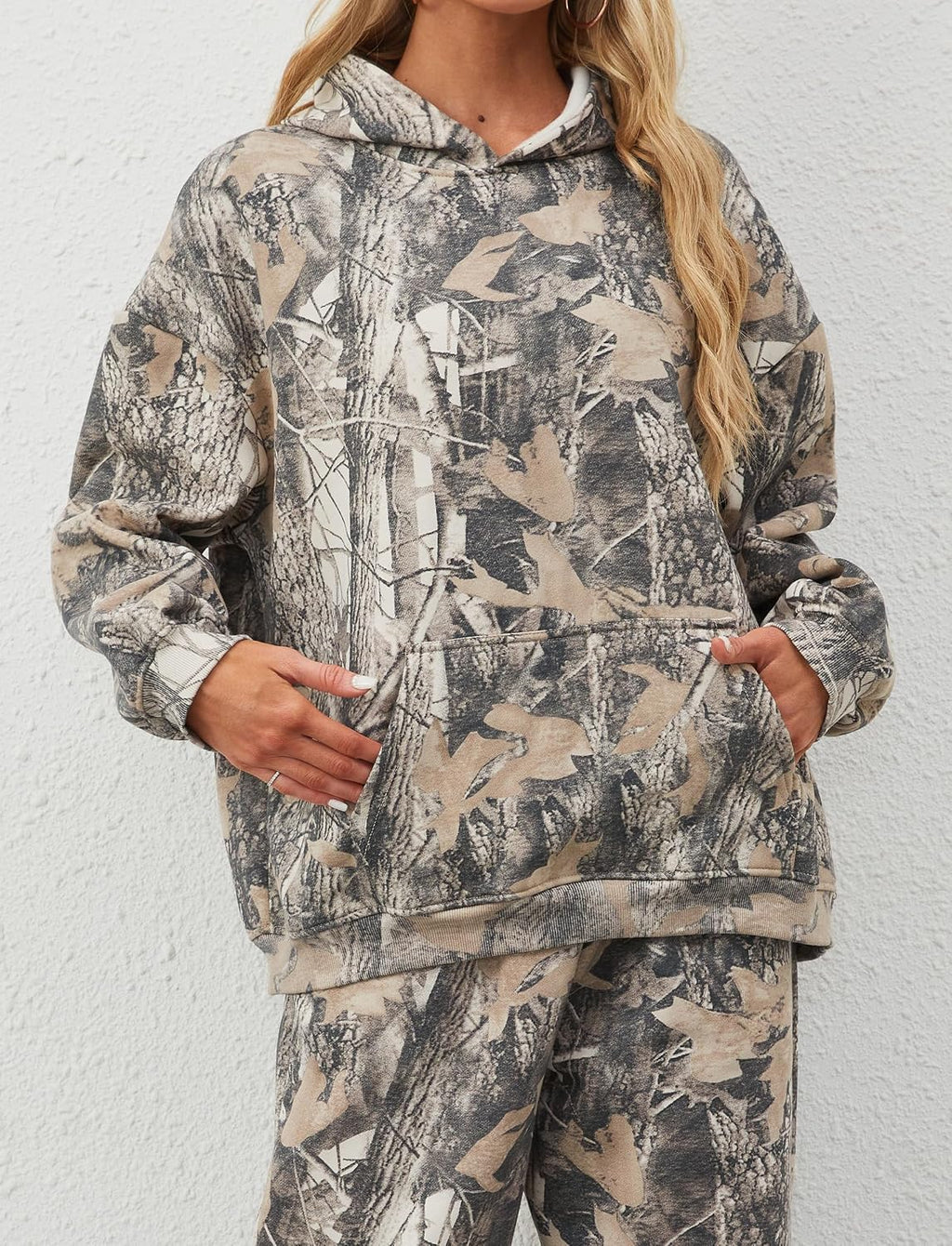 Bar Code Fleece Hoodie — Oversized