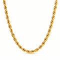 Big Starz 3.8mm Diamond-Cut Rope Chain — 14K Gold Plated