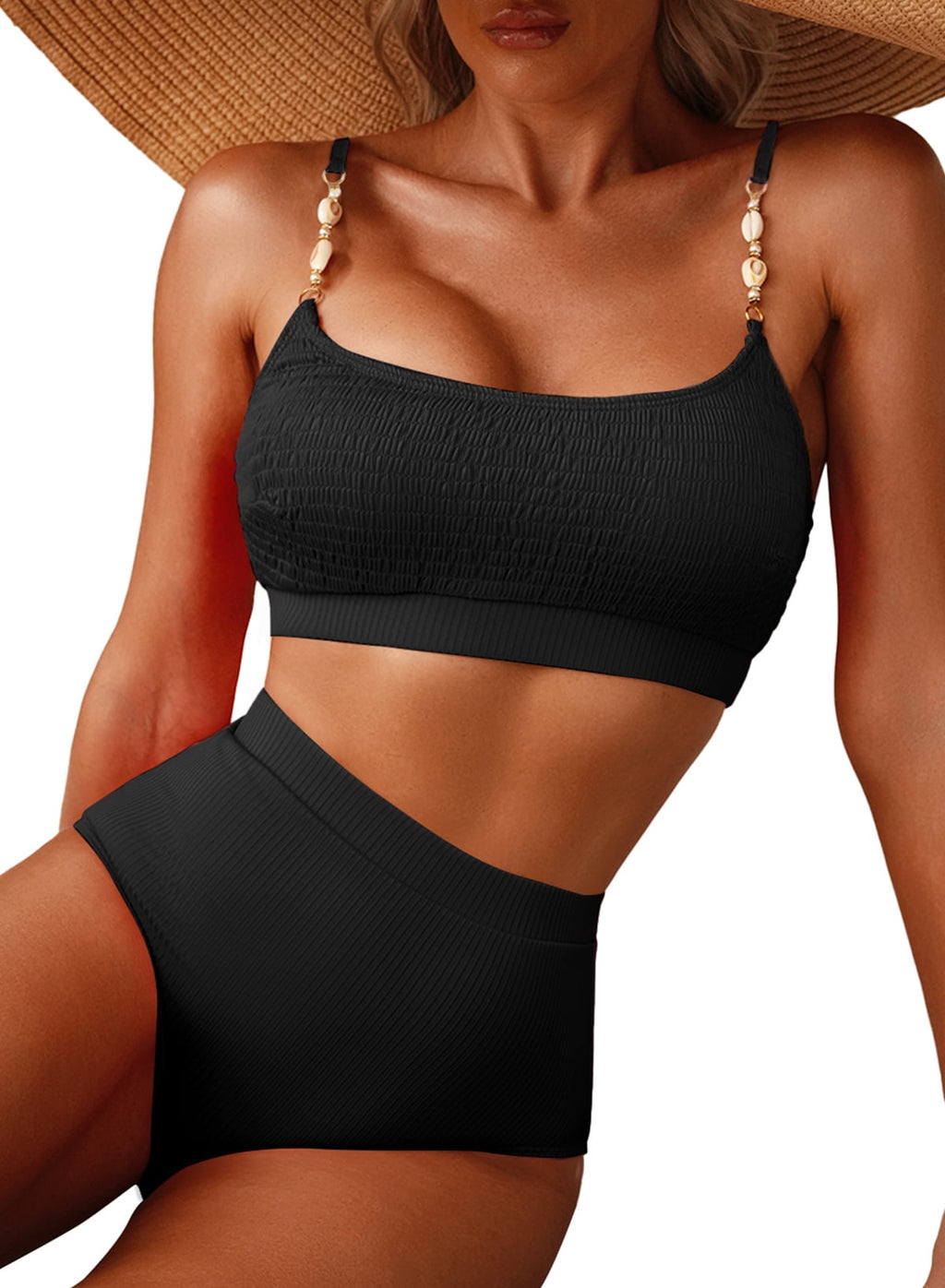 South Beach High Waisted Bikini Sets Two Piece — Women's