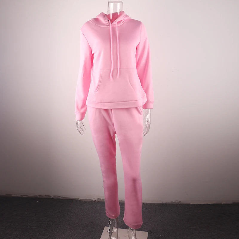 Neon green streetwear tracksuit set