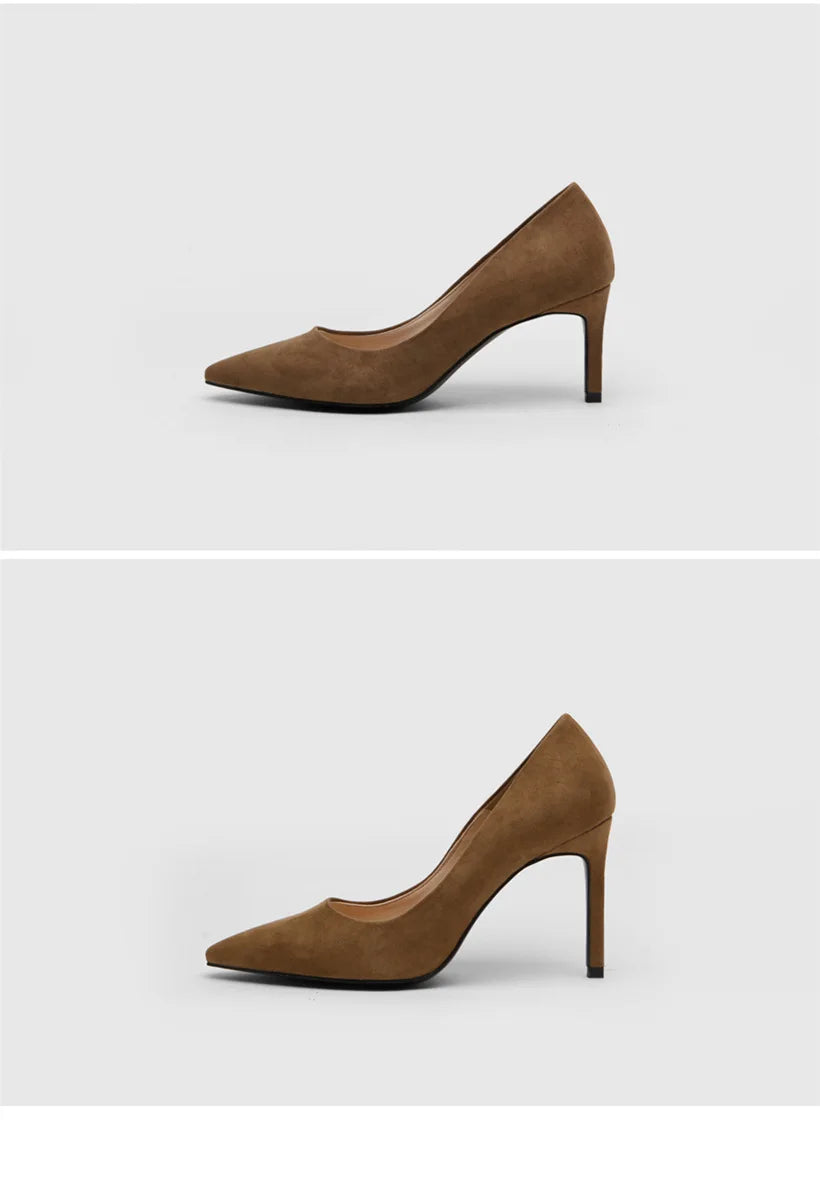 Stiletto pumps detail