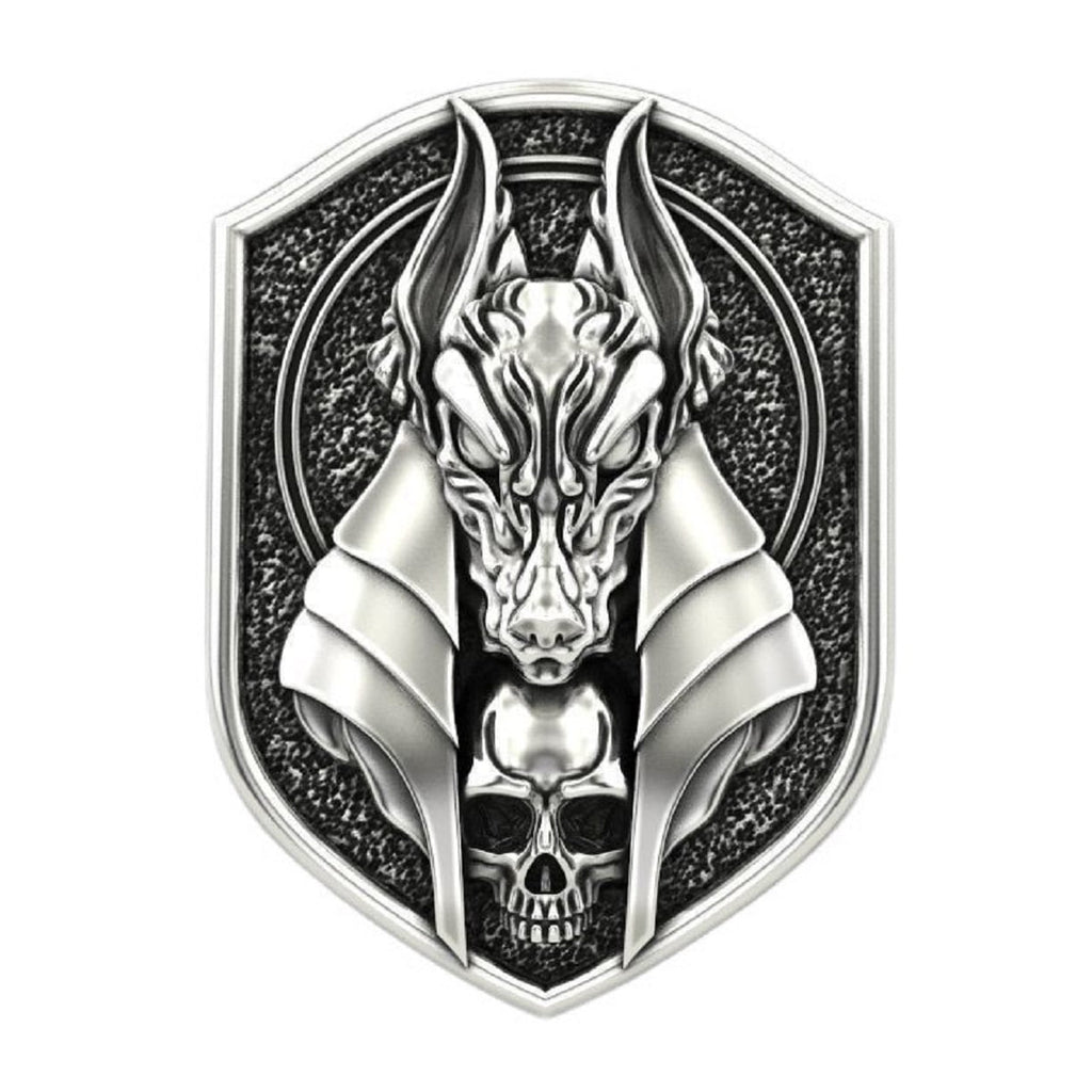 Big Starz Wolf Head Ring — Stainless Steel