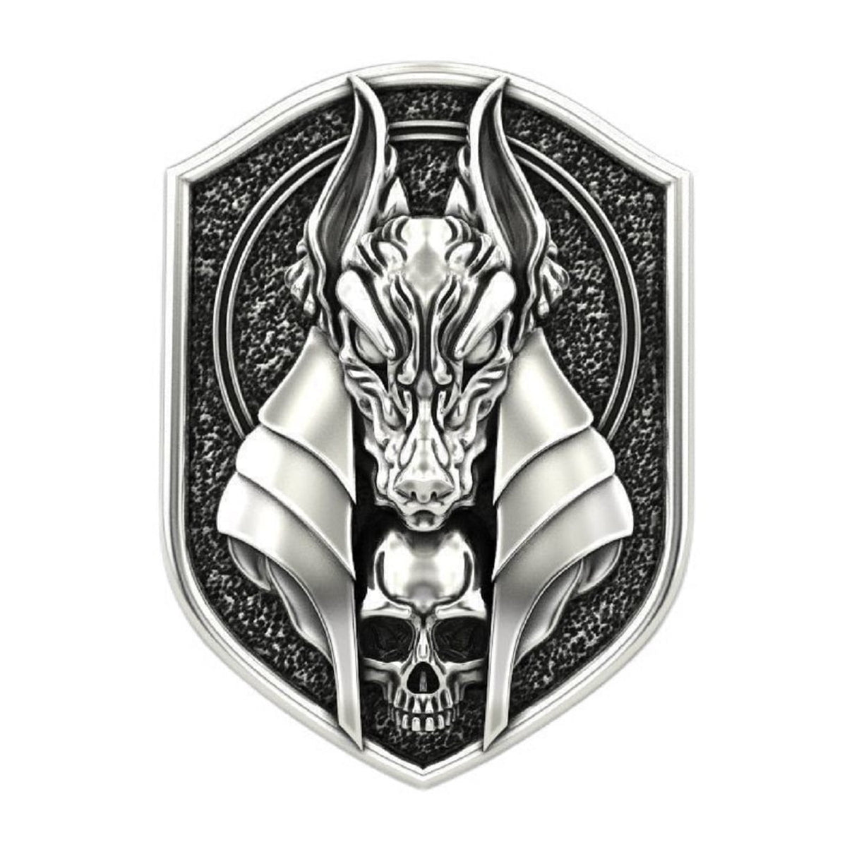 Big Starz Wolf Head Ring — Stainless Steel