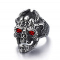 Big Starz Skull Ring — Stainless Steel