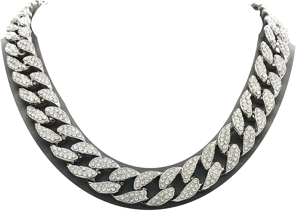 Flawless Pendant & Cuban Chain — Iced Out