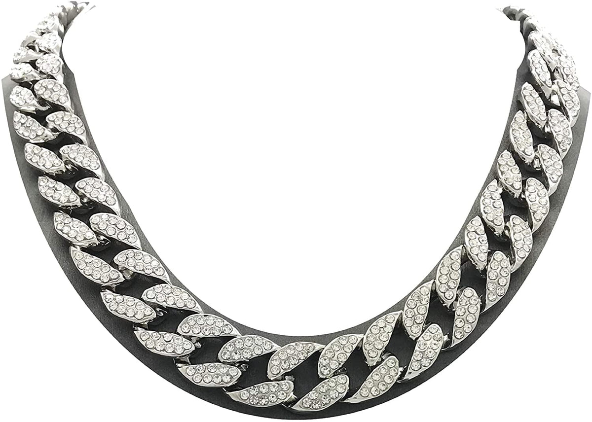Flawless Pendant & Cuban Chain — Iced Out