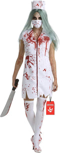 Wicked Zombie Nurse Costume White — Women's