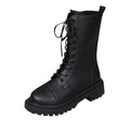 Big Starz Knee High Combat Boots