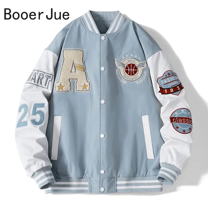 Stack Money Varsity Baseball Bomber Jacket Hip Hop — Men's
