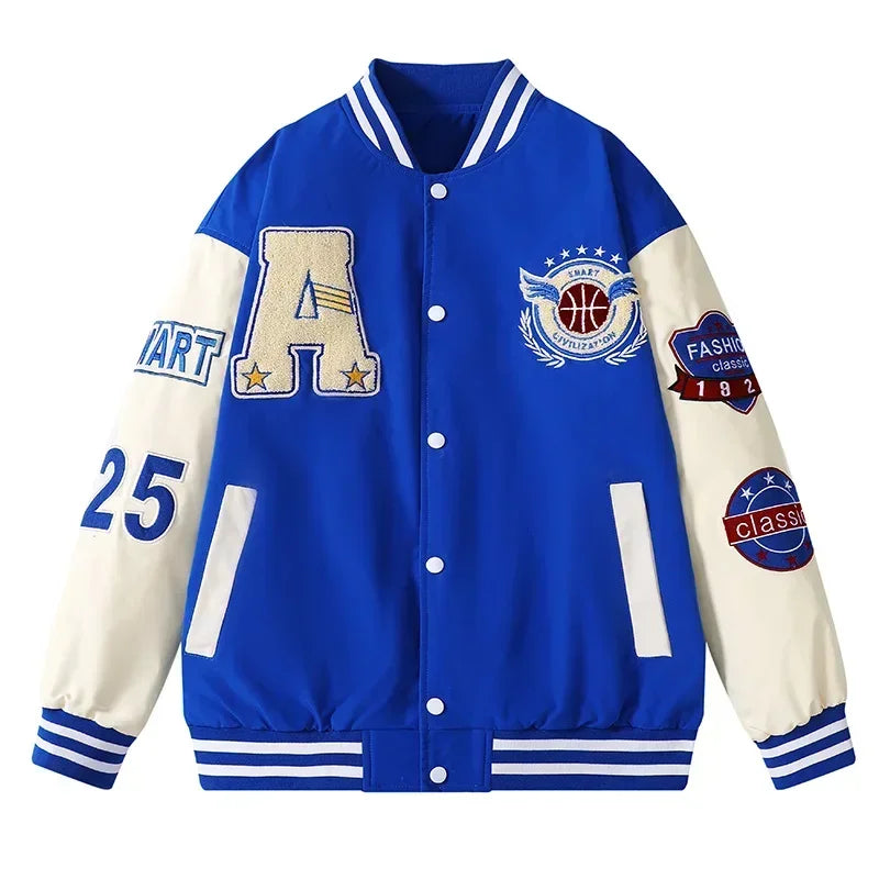 Stack Money Varsity Baseball Bomber Jacket Hip Hop — Men's