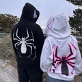 Big Starz Spider Graphic Oversized Zip Hoodie