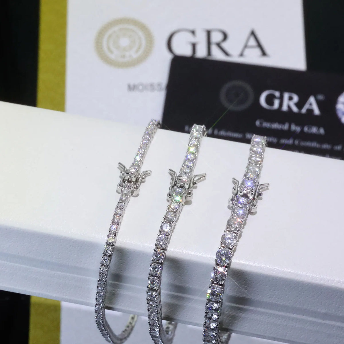Big Starz VVS Moissanite Iced Out Tennis Bracelet alternate view