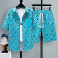 Men's matching shirt and shorts set
