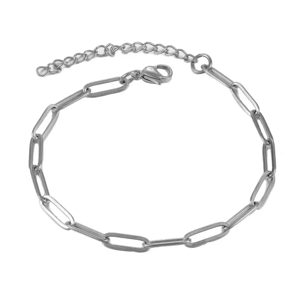 Big Starz Paperclip Chain Bracelet — No Fade alternate view