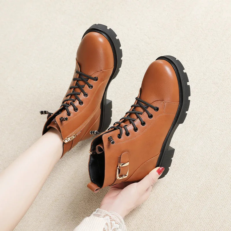Big Starz Punk Lace-Up Ankle Boots detail