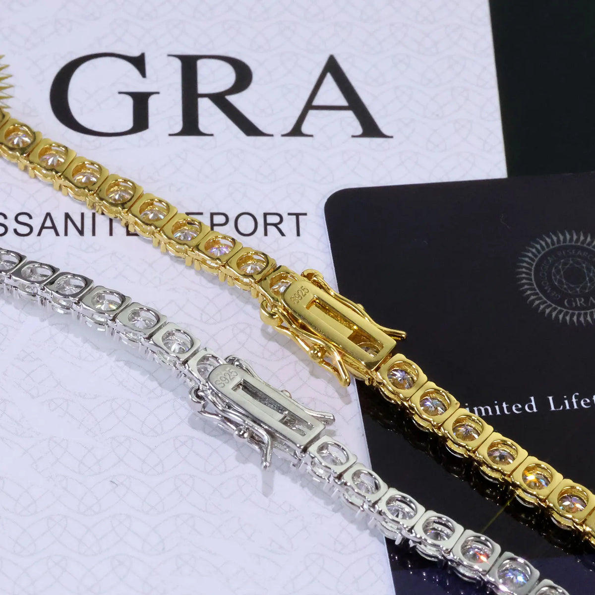 Big Starz VVS Moissanite Tennis Bracelet — 925 Silver