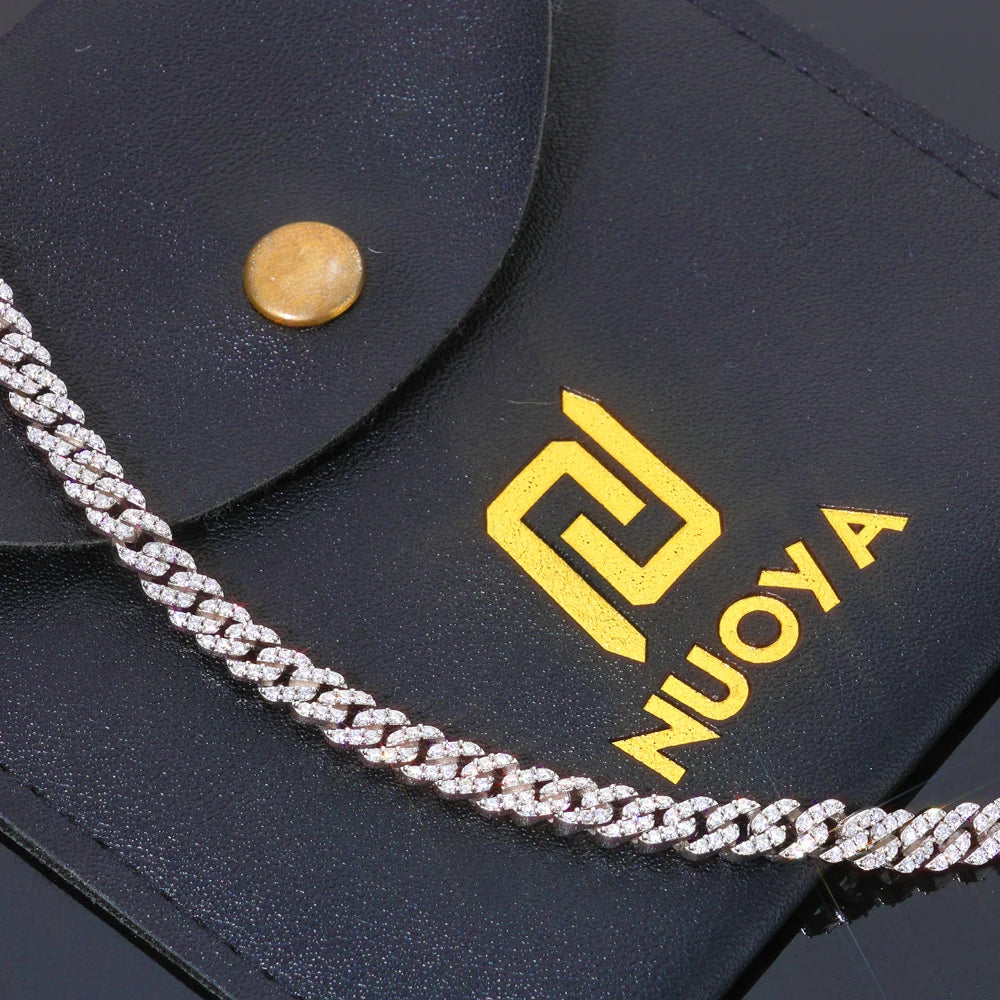 Big Starz Moissanite Cuban Link Chain — 925 Sterling alternate view