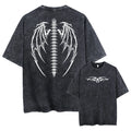 Late Night Oversized Wings Printed Tshirts Gym Vintage — Men's