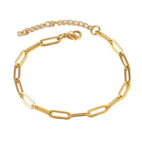 Big Starz Paperclip Chain Bracelet detail