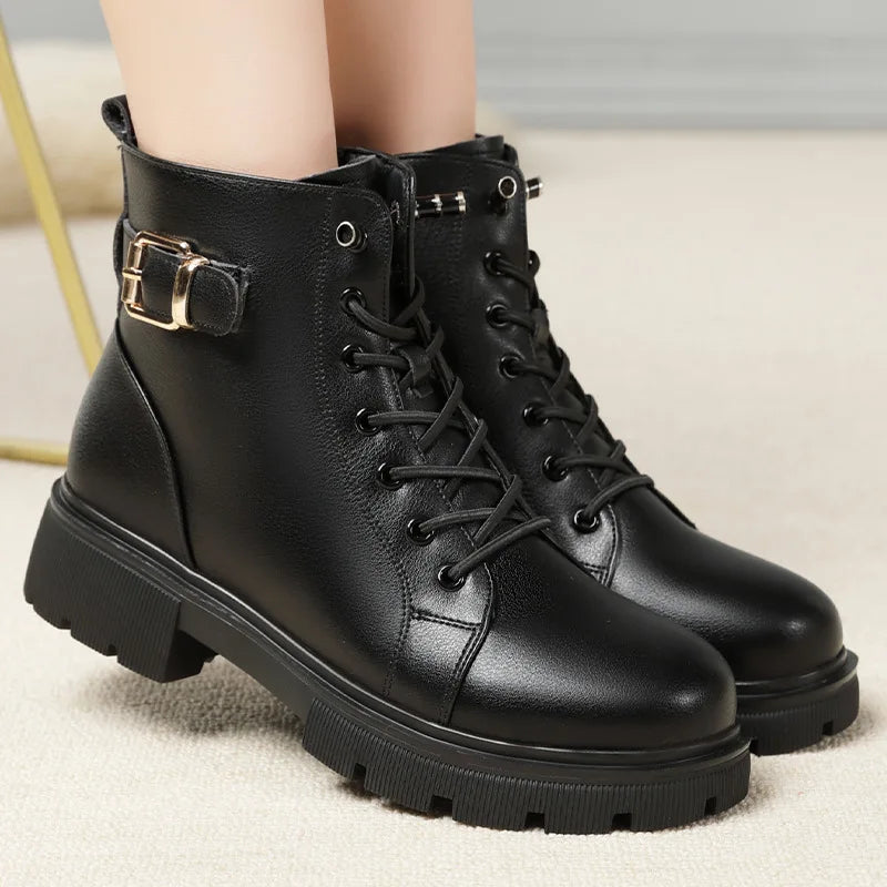 Big Starz Punk Lace-Up Ankle Boots alternate view