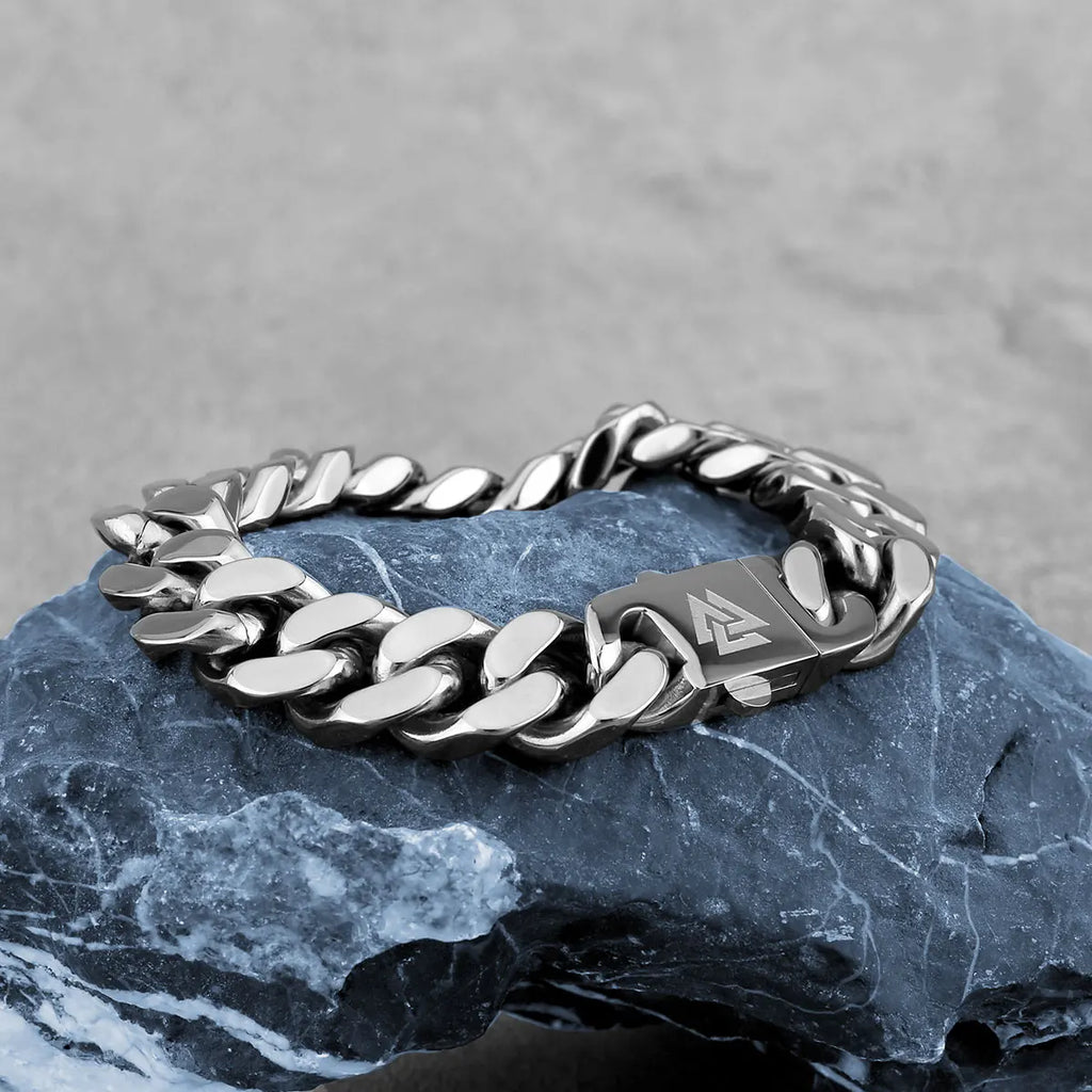 Big Starz Nordic Rune Cuban Chain Bracelet alternate view