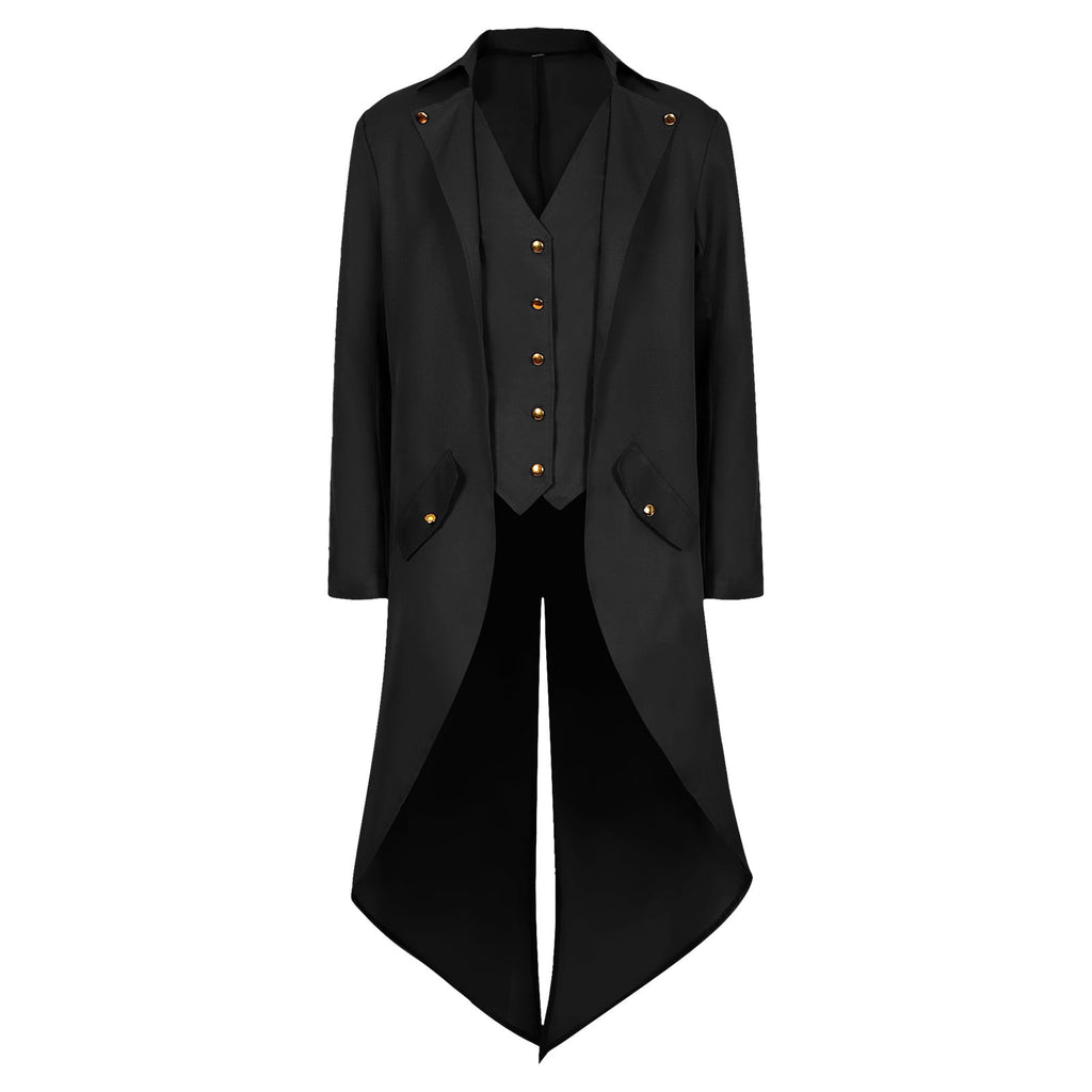 Graveyard Medieval Gothic Steampunk Tailcoat Medieval Victorian Costume — Men's