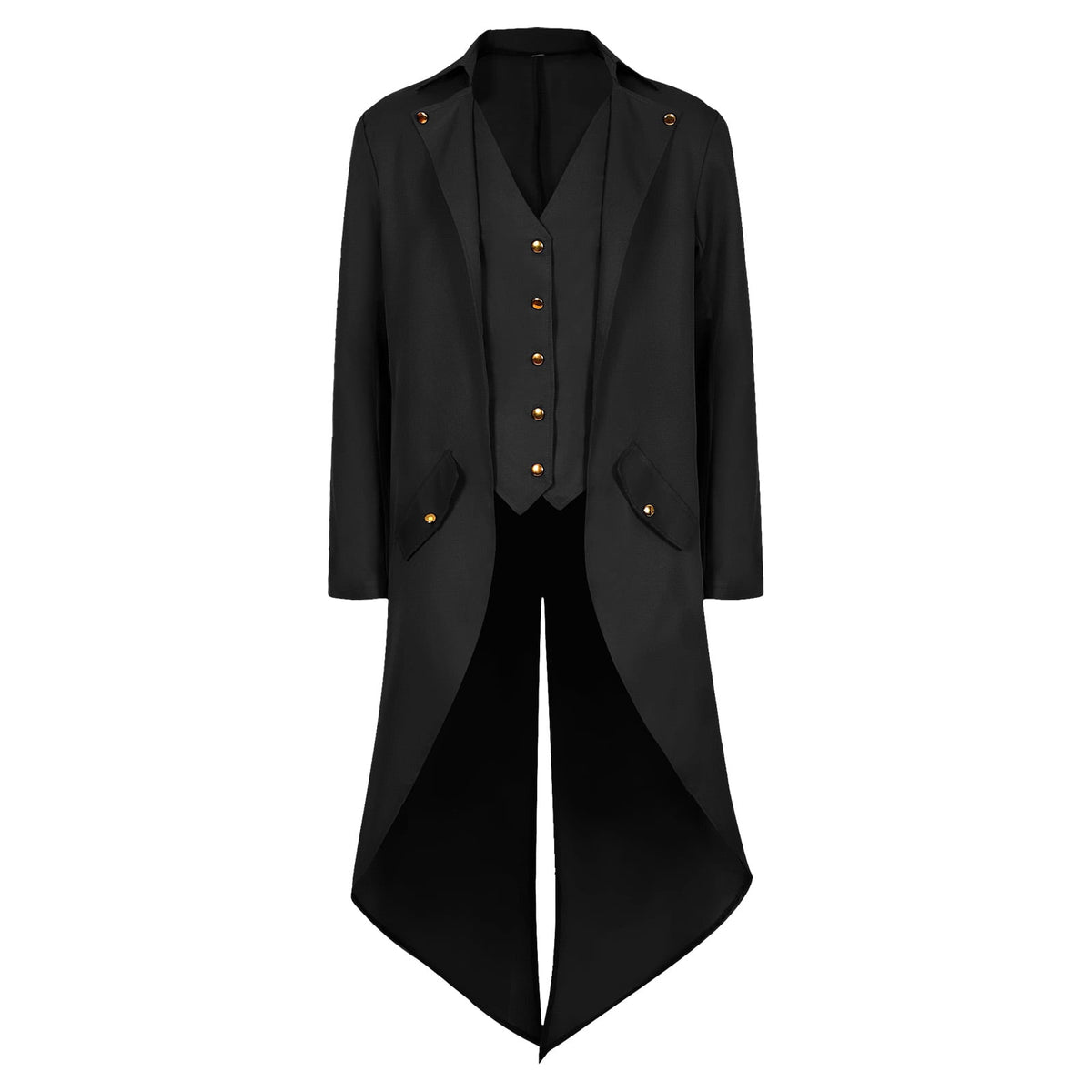 Graveyard Medieval Gothic Steampunk Tailcoat Medieval Victorian Costume — Men's