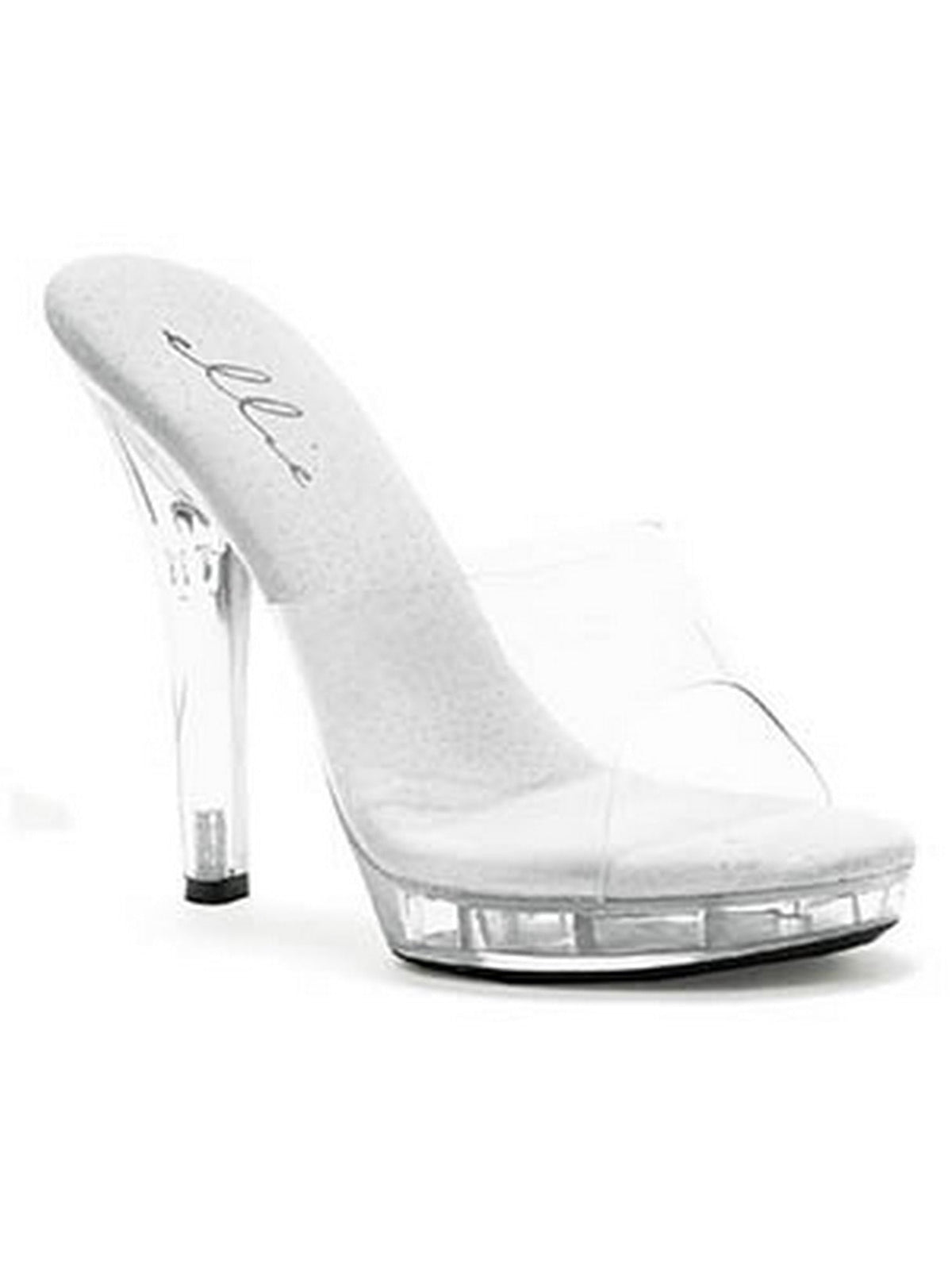 Height 5 Heel Clear Mule Sandal — Women's